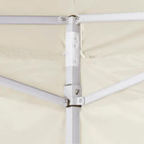 Vidaxl vouwtent met 2 wanden 291x291x315 cm crème