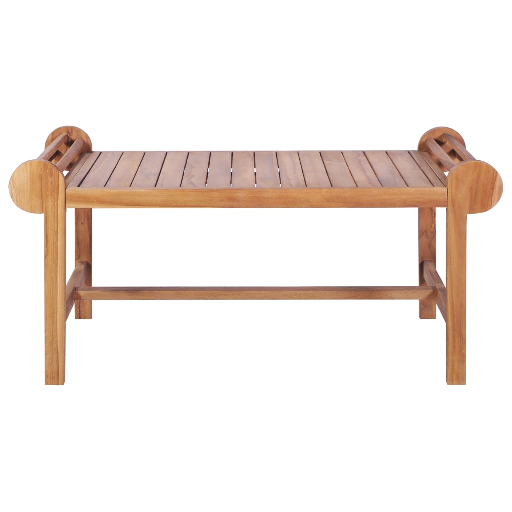 Vidaxl salontafel 100x50x45 cm massief teakhout