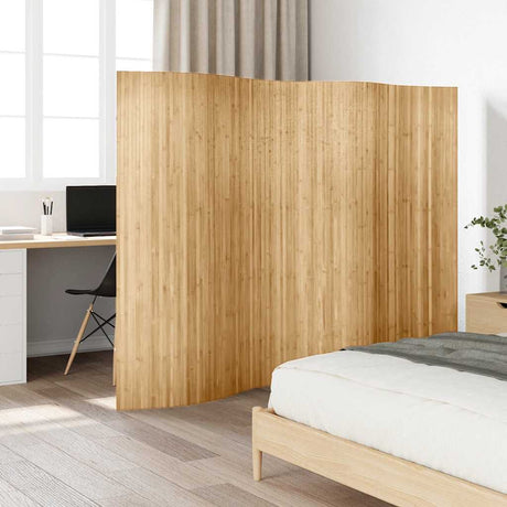 Vidaxl kamerscherm breedte 250 cm hoogte 165 cm bamboe natuurlijk