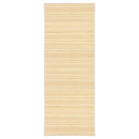 Vidaxl tapijt 80x200 cm bamboe natuurlijk