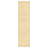 Vidaxl tapijt 80x300 cm bamboe naturel