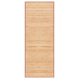 Vidaxl tapijt 80x200 cm bamboe bruin