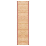 Vidaxl tapijt 80x300 cm bamboe bruin
