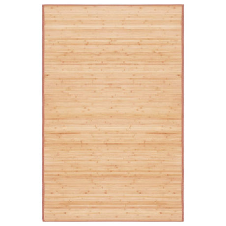 Vidaxl tapijt 100x160 cm bamboe bruin