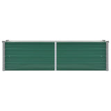 Vidaxl plantenbak verhoogd 160x40x45 cm gegalvaniseerd staal groen