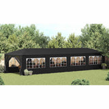 Vidaxl partytent 3x12 m antraciet