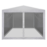 Vidaxl partytent met 4 mesh zijwanden 4x3 m