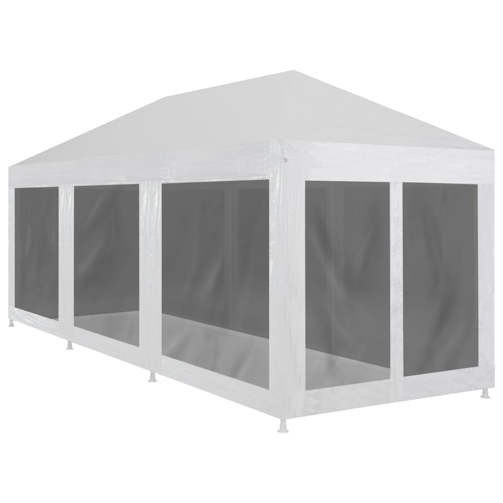 Vidaxl partytent met 8 mesh zijwanden 9x3 m