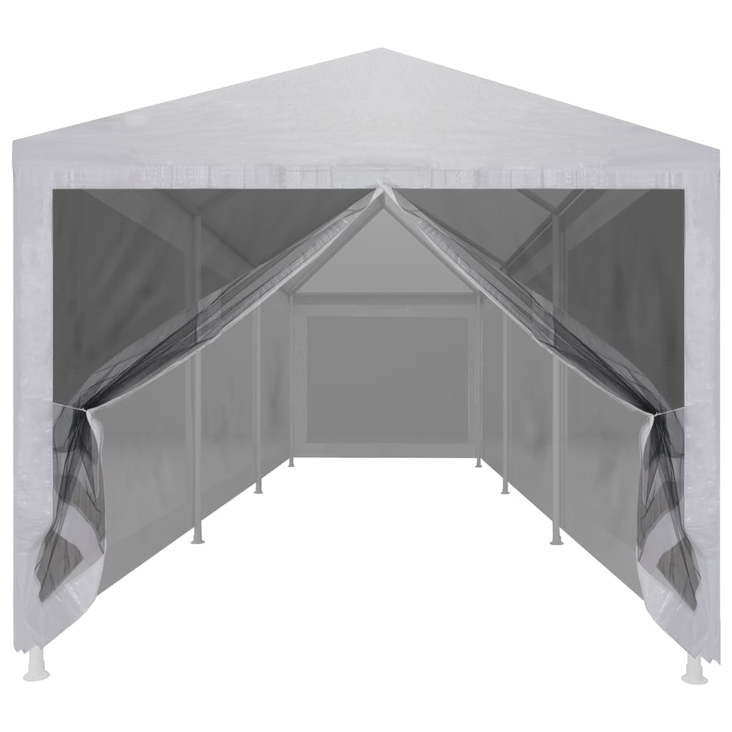 Vidaxl partytent met 8 mesh zijwanden 9x3 m