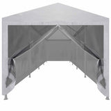 Vidaxl partytent met 10 mesh zijwanden 12x3 m