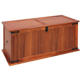 Vidaxl opbergkist 79x34x32 cm massief acaciahout