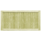 VidaXL Poorten 2 st 300x75 cm geïmpregneerd grenenhout