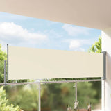 Vidaxl tuinscherm uittrekbaar 100x300 cm crèmekleurig