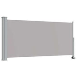 Vidaxl tuinscherm uittrekbaar 120x300 cm grijs