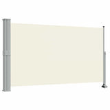 Vidaxl tuinscherm uittrekbaar 140x300 cm crèmekleurig