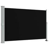 Vidaxl tuinscherm uittrekbaar 160x300 cm zwart