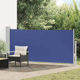 Vidaxl windscherm uittrekbaar 140x300 cm blauw