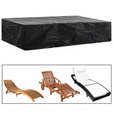 Vidaxl ligbeddenhoes met 8 oogjes 218x77x55 cm