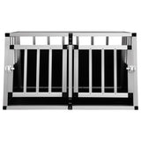 Vidaxl hondenbench met dubbele deur 89x69x50 cm