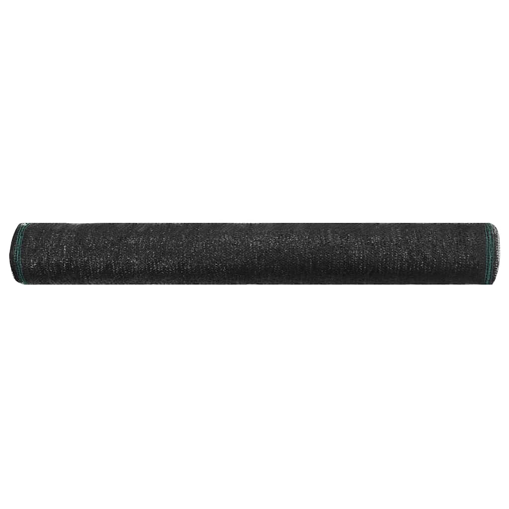 Vidaxl tennisscherm 1x25 m hdpe zwart