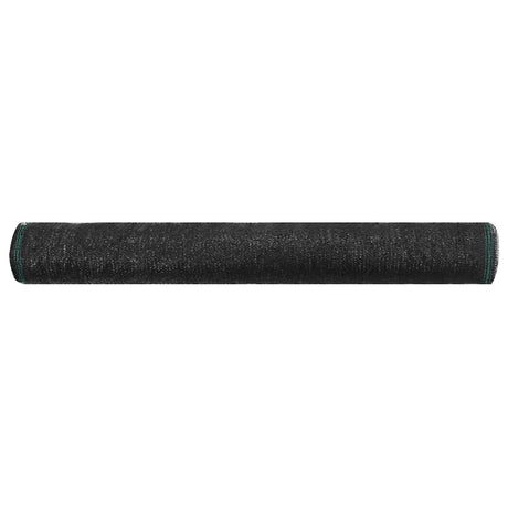Vidaxl tennisscherm 1x25 m hdpe zwart