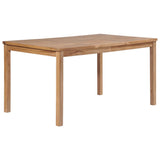 Vidaxl tuintafel 150x90x77 cm massief teakhout
