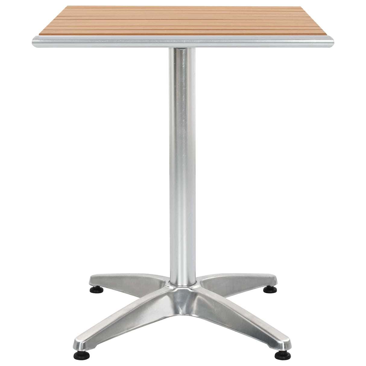 Vidaxl tafel zilver aluminium en plastic