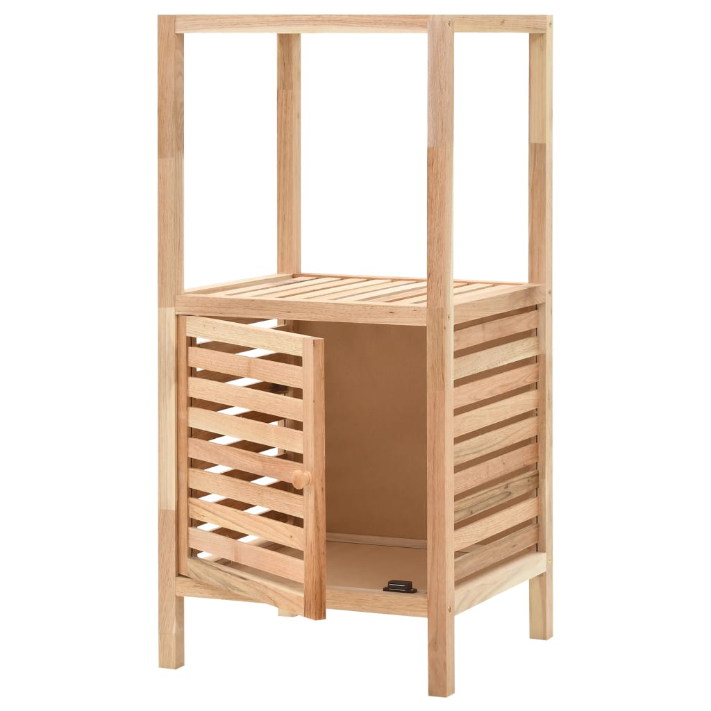 Vidaxl badkamerkast 39,5x35,5x86 cm massief walnotenhout
