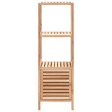 Vidaxl badkamerkast 39,5x35,5x123 cm massief walnotenhout