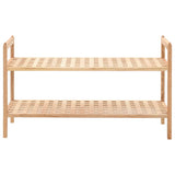 Vidaxl schoenenrek 69x26x40 cm massief walnotenhout