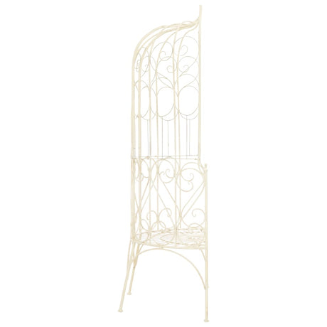 Vidaxl tuinbank 95 cm ijzer antiekwit