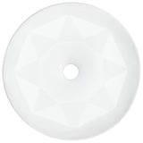 Vidaxl wastafel 36x14 cm keramiek wit
