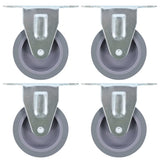 Vidaxl vaste wielen 4 st 75 mm