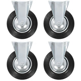 Vidaxl vaste wielen 4 st 200 mm
