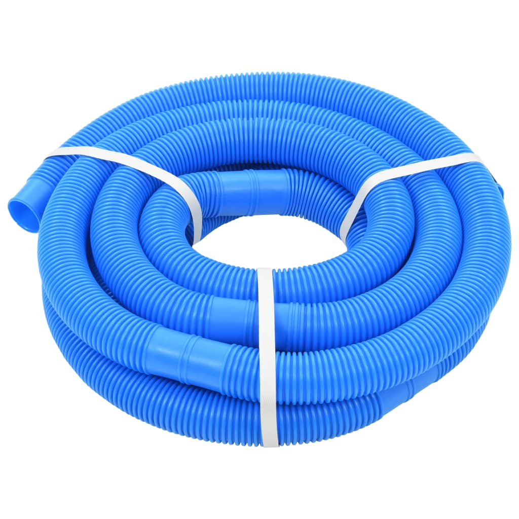 Vidaxl zwembadslang met klemmen 38 mm 6 m blauw