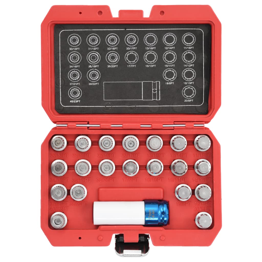 Vidaxl 21-delige velgslotenset voor bmw