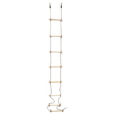 Vidaxl touwladder 290 cm hout