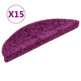 Vidaxl trapmatten 15 st 56x17x3 cm violet