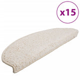 Vidaxl trapmatten 15 st 65x21x4 cm wit