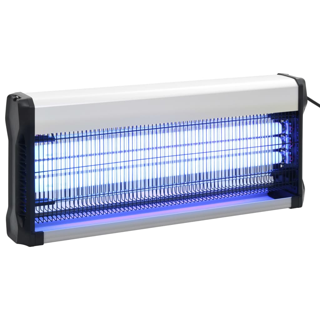 Vidaxl insectenverdelger 60 w aluminium zwart