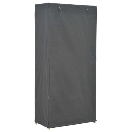 Vidaxl kledingkast 79x40x170 cm stof grijs