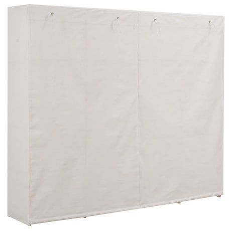 Vidaxl kledingkast 200x40x170 cm stof wit