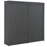 Vidaxl kledingkast 200x40x170 cm stof grijs