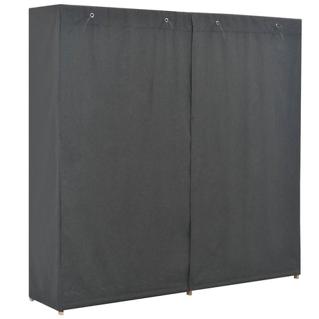 Vidaxl kledingkast 200x40x170 cm stof grijs