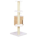 Vidaxl kattenkrabpaal met sisal krabpaal zeegras