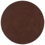 Vidaxl vloerkleed handgemaakt rond 150 cm jute bruin