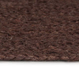 Vidaxl vloerkleed handgemaakt rond 150 cm jute bruin