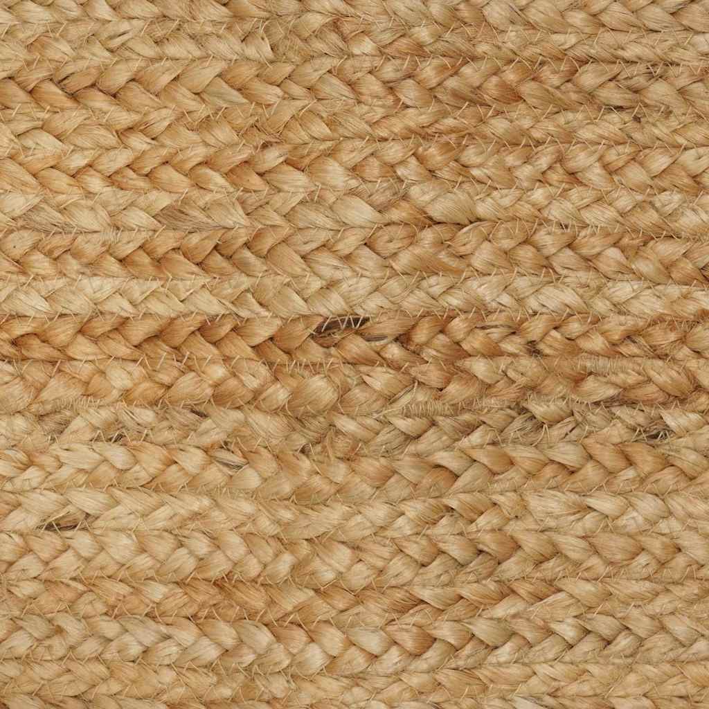 Vidaxl vloerkleed handgemaakt 160x230 cm jute naturel