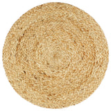 Vidaxl placemats 4 st rond 38 cm jute natuurlijk