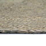 Vidaxl placemats 4 st rond 38 cm jute effen grijs